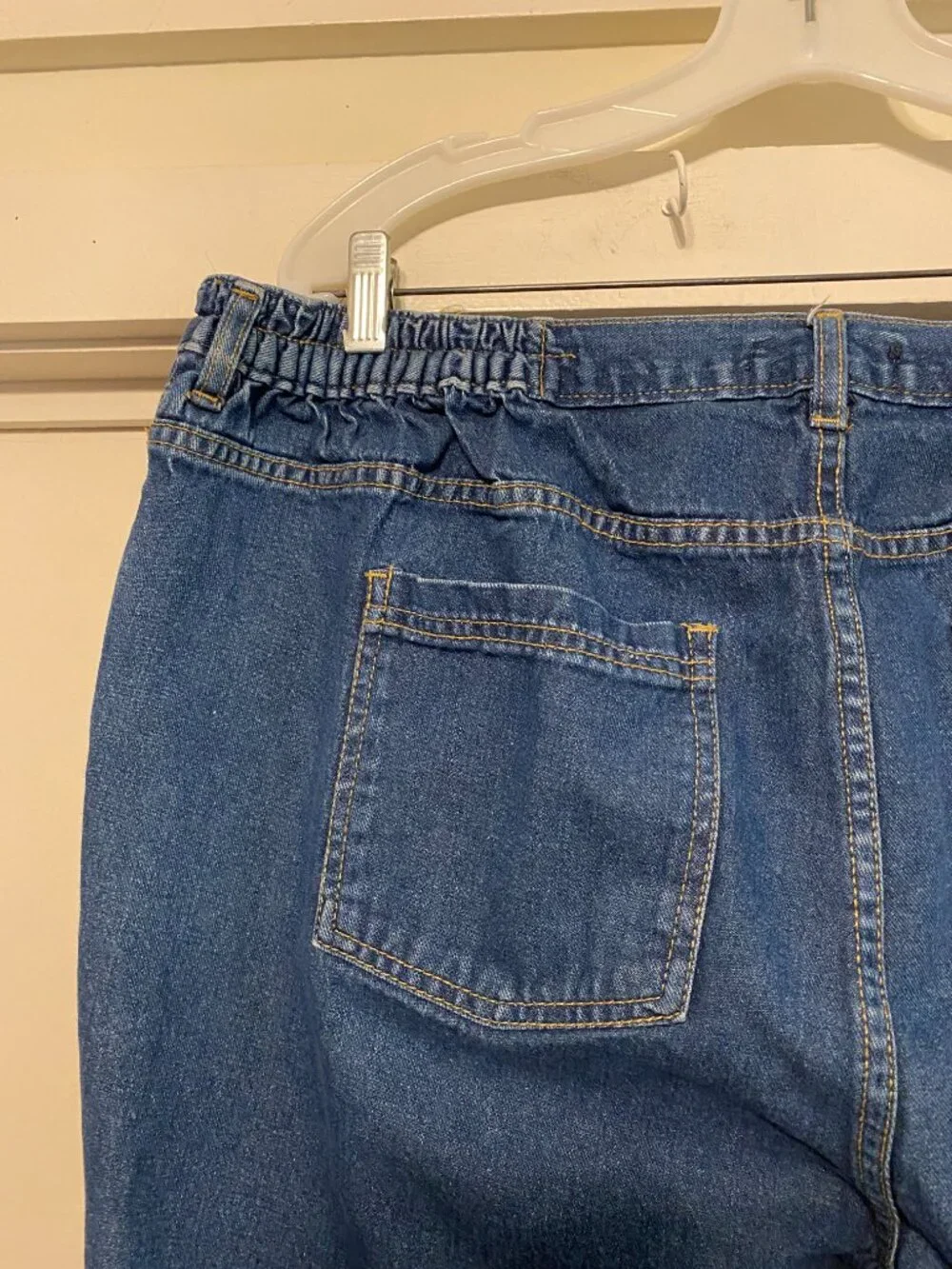 Woman Within, stretch waist, dark wash, jean capri/ankle pants, size 22WP